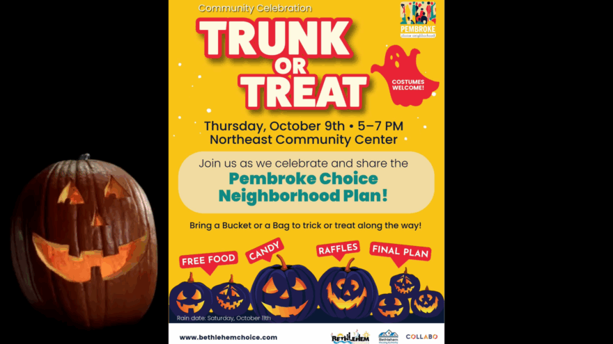 Pembroke Trunk or Treat to Celebrate Final Choice Neighborhood Plan October 9