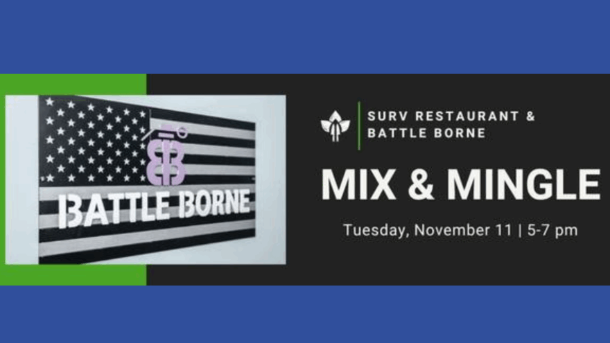 Mix and Mingle with SURV Restaurant and Battle Borne in Easton on November 11